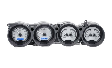 DAKOTA DIGITAL INSTRUMENT PANEL VHX SERIES 1970-74 E/BODY [MPH] SILVER GAUGE BLUE LIGHT