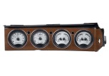 DAKOTA DIGITAL INSTRUMENT PANEL VHX SERIES 1970-74 E/BODY [KPH] SILVER GAUGE WHITE LIGHT