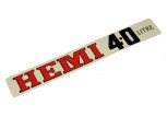 VJ-VK HEMI 4.0 litre Air cleaner housing decal