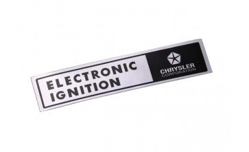 VJ-CL Electronic ignition module decal  