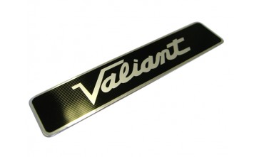Valiant Dash / Crash Pad " Valiant " Aluminum Foil / Metal Restoration Decal Sticker 